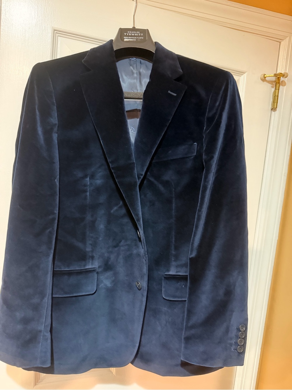 Charles Tyrwhitt Dark Navy Velvet Sport Coat
